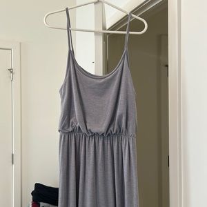 Gray maxi dress